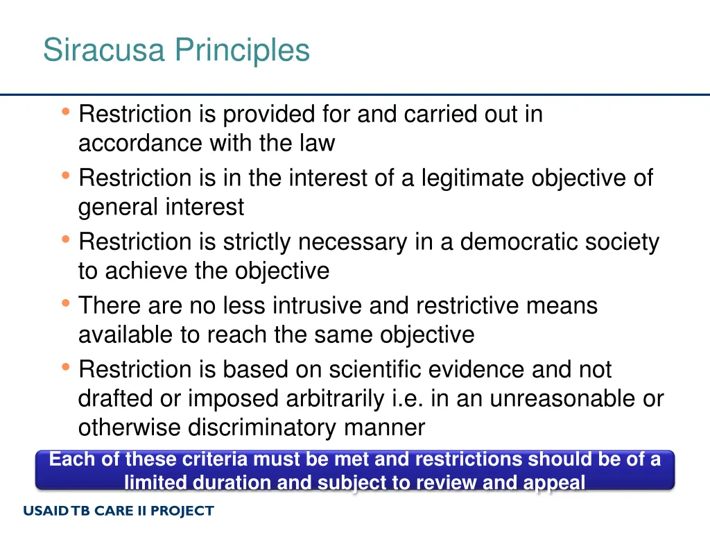 siracusa principles