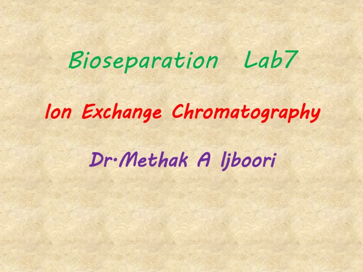 bioseparation