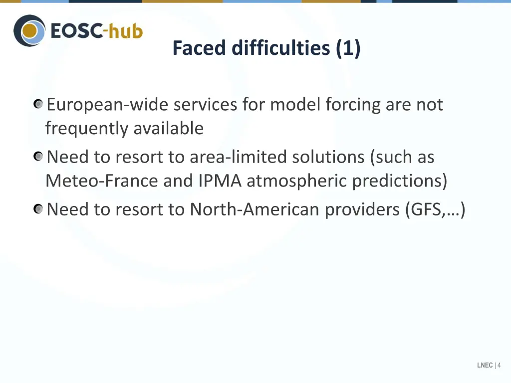 faced difficulties 1
