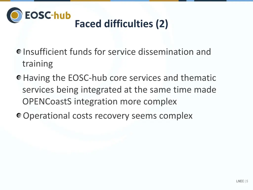 faced difficulties 2