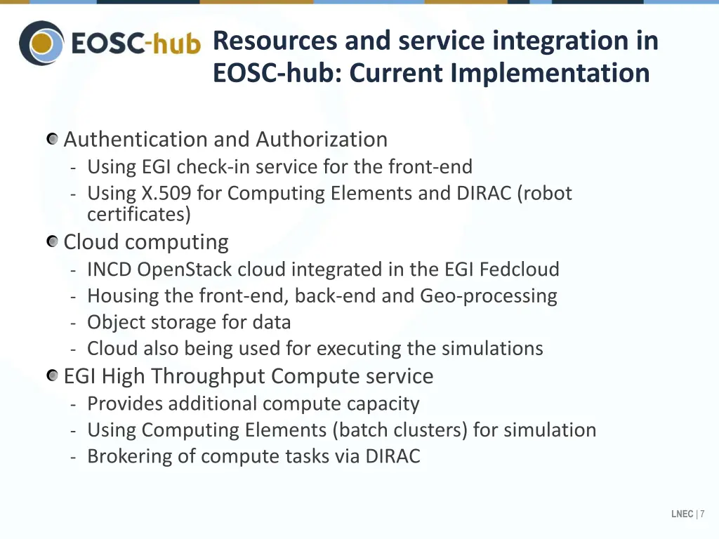 resources and service integration in eosc
