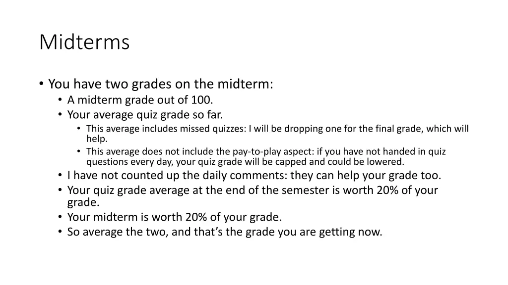 midterms