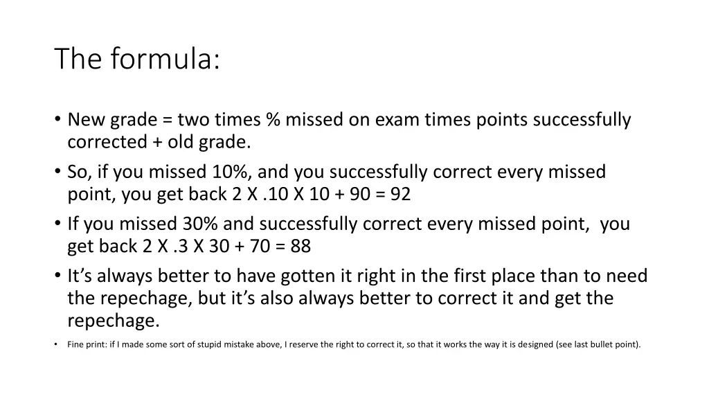 the formula