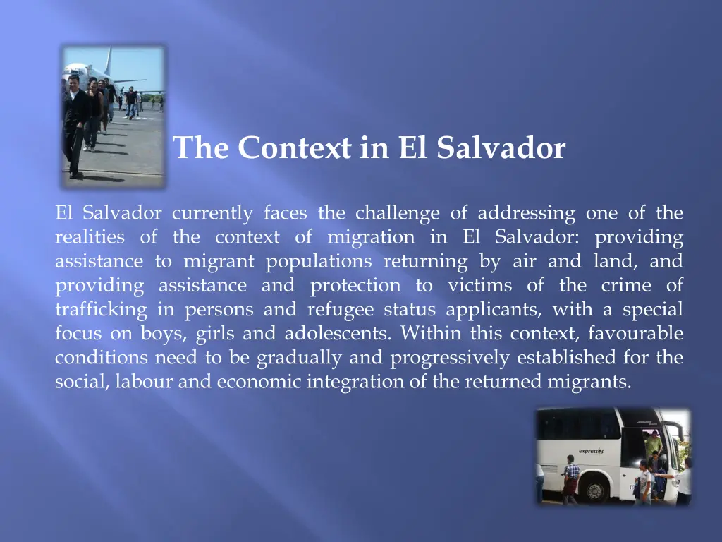 the context in el salvador