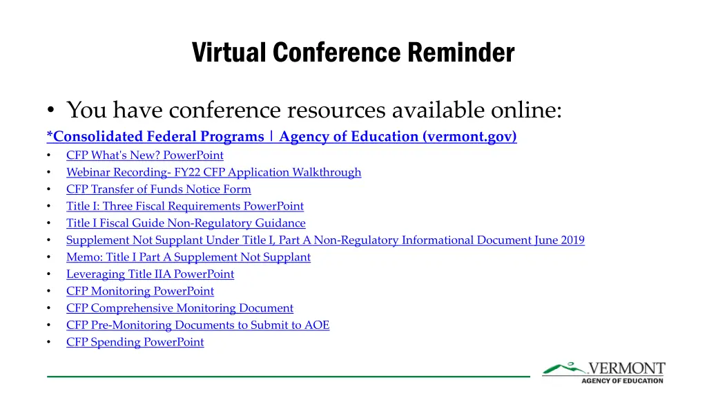 virtual conference reminder