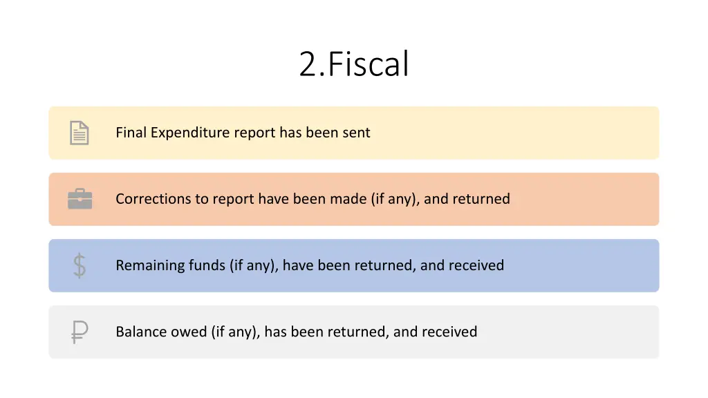2 fiscal
