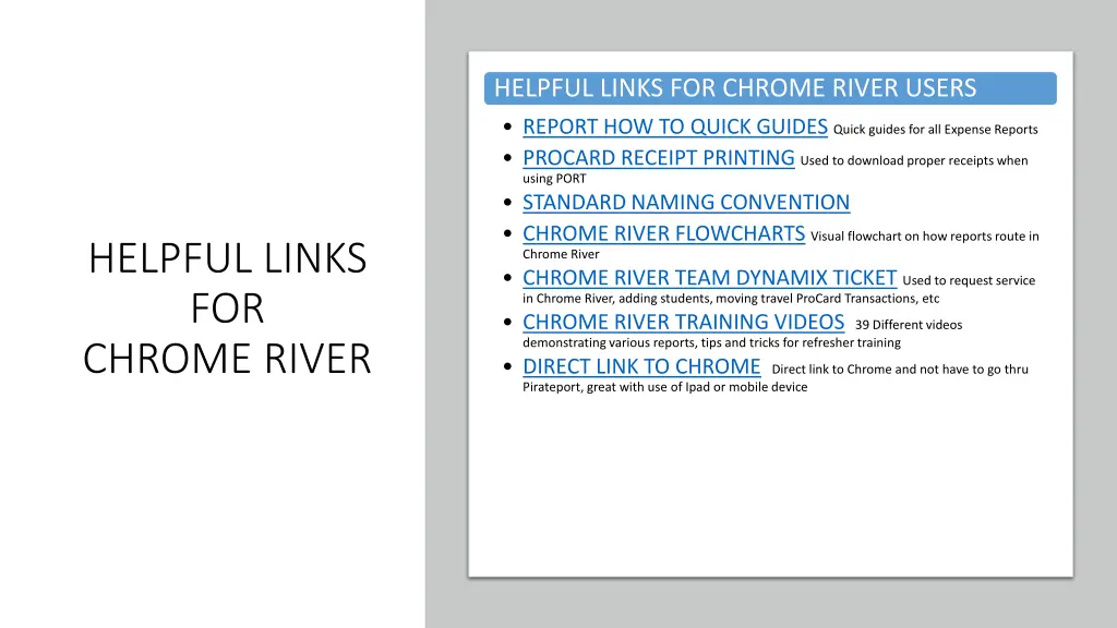 report how to quick guides quick guides