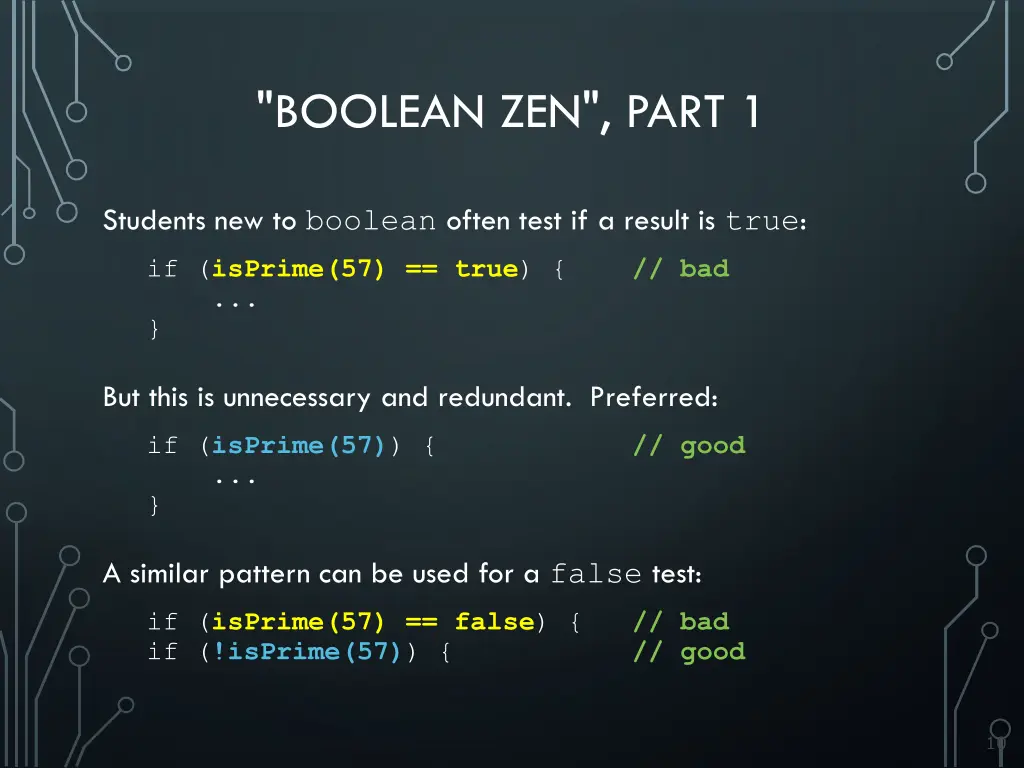 boolean zen part 1