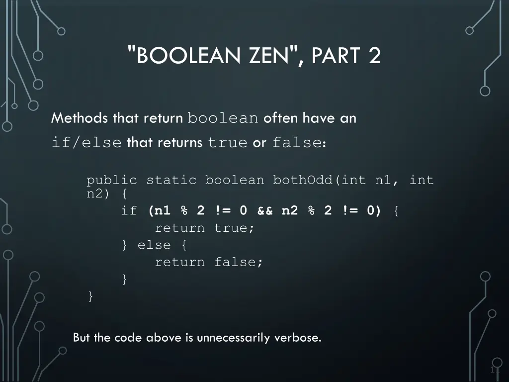 boolean zen part 2