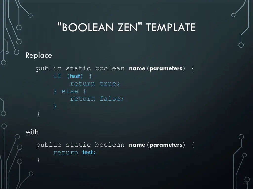 boolean zen template