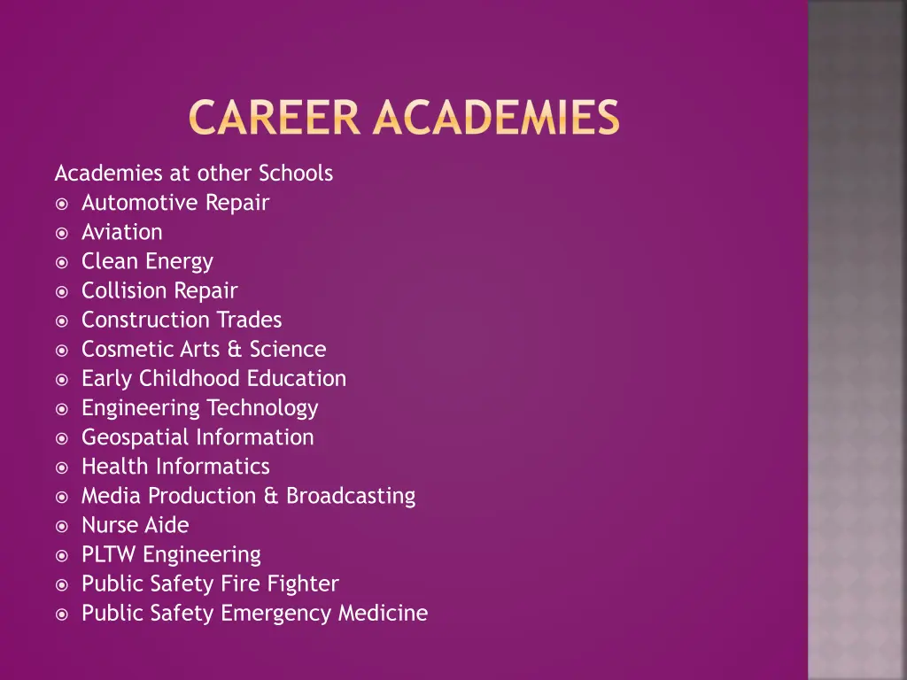 career academies 1