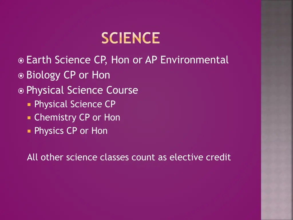 science