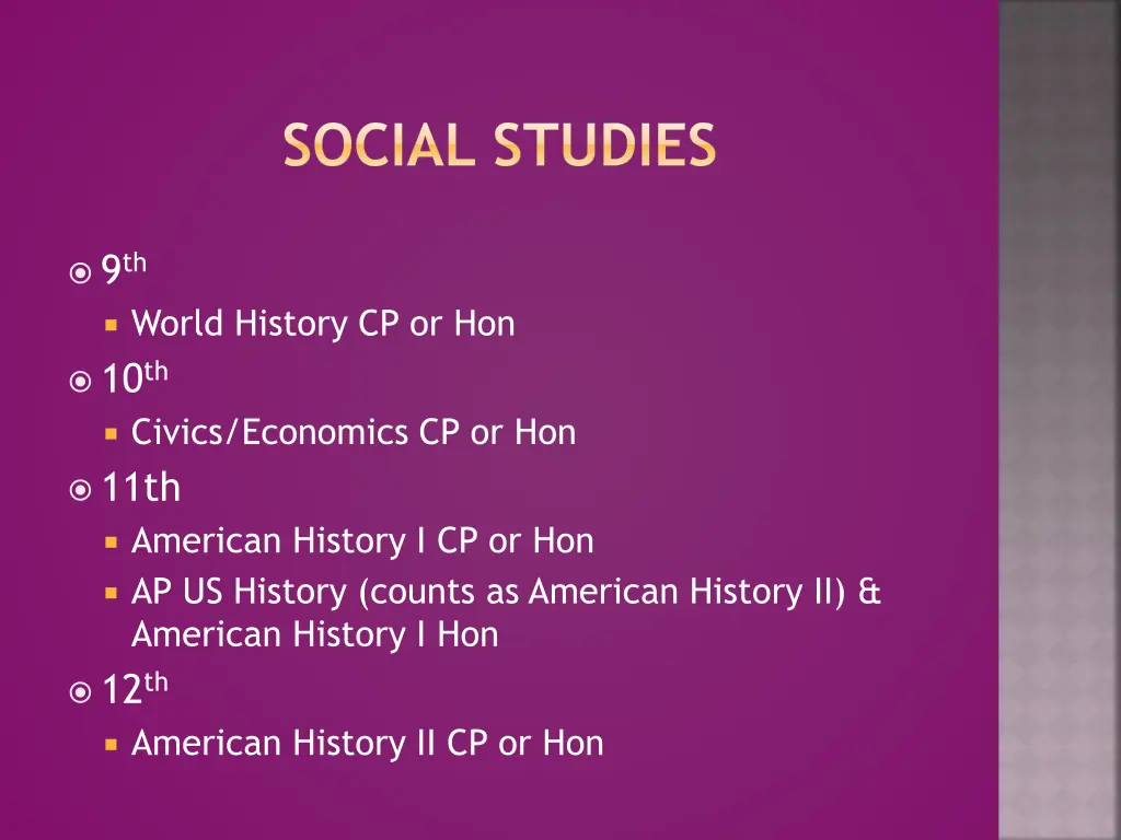social studies