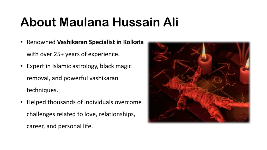 about maulana hussain ali