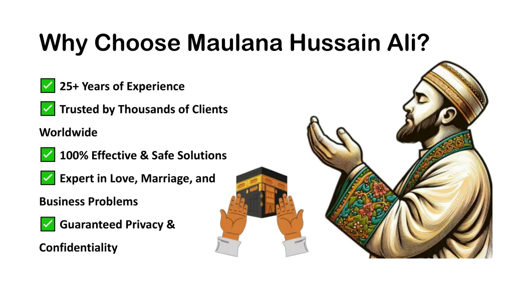 why choose maulana hussain ali