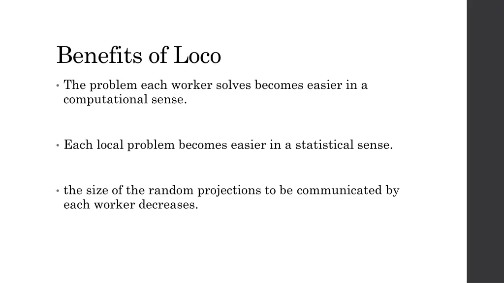 benefits of loco
