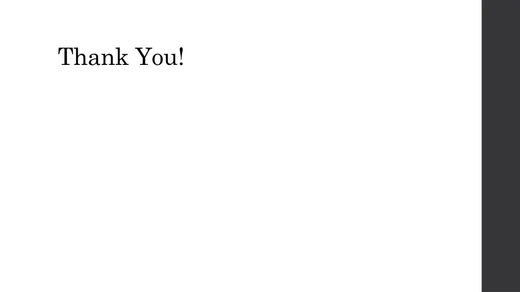 thank you