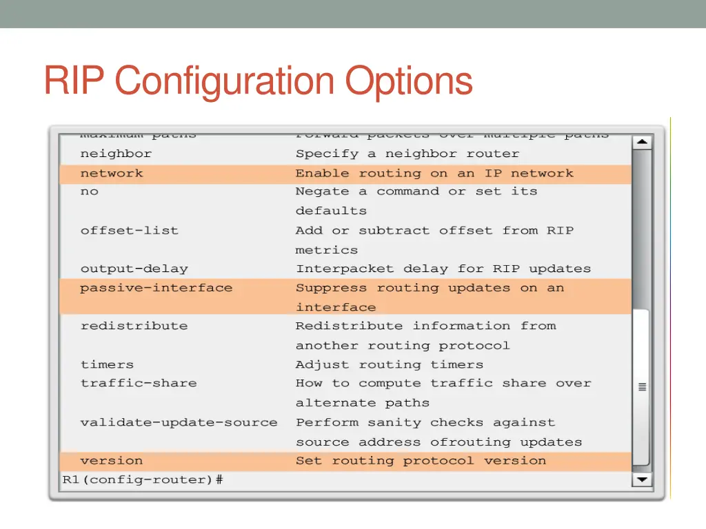 rip configuration options 1