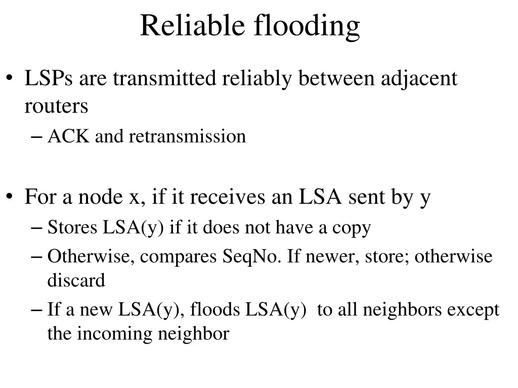 reliable flooding 1