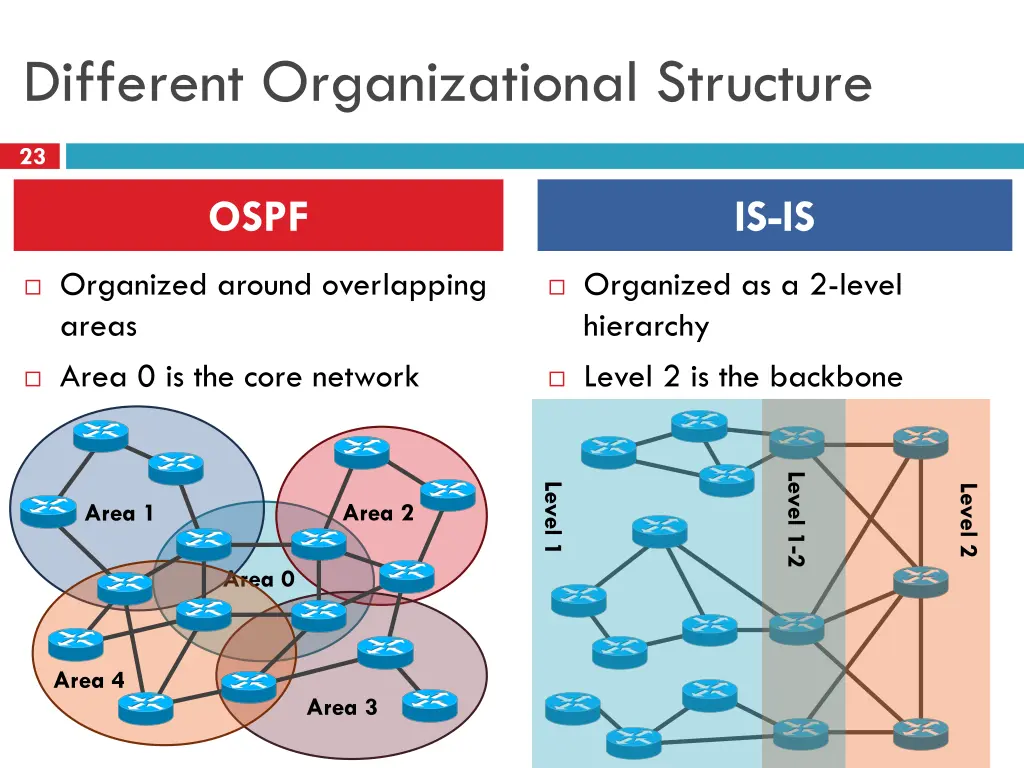 different organizational structure