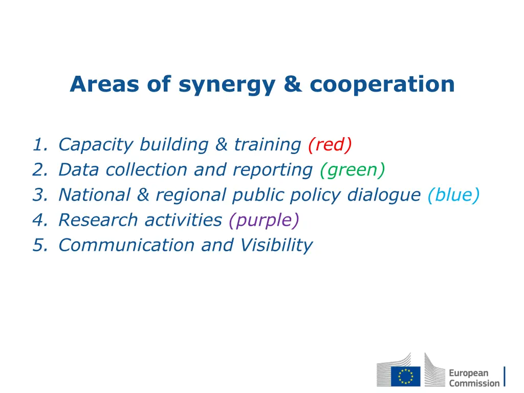 areas of synergy cooperation