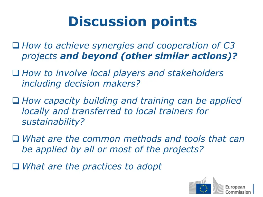 discussion points