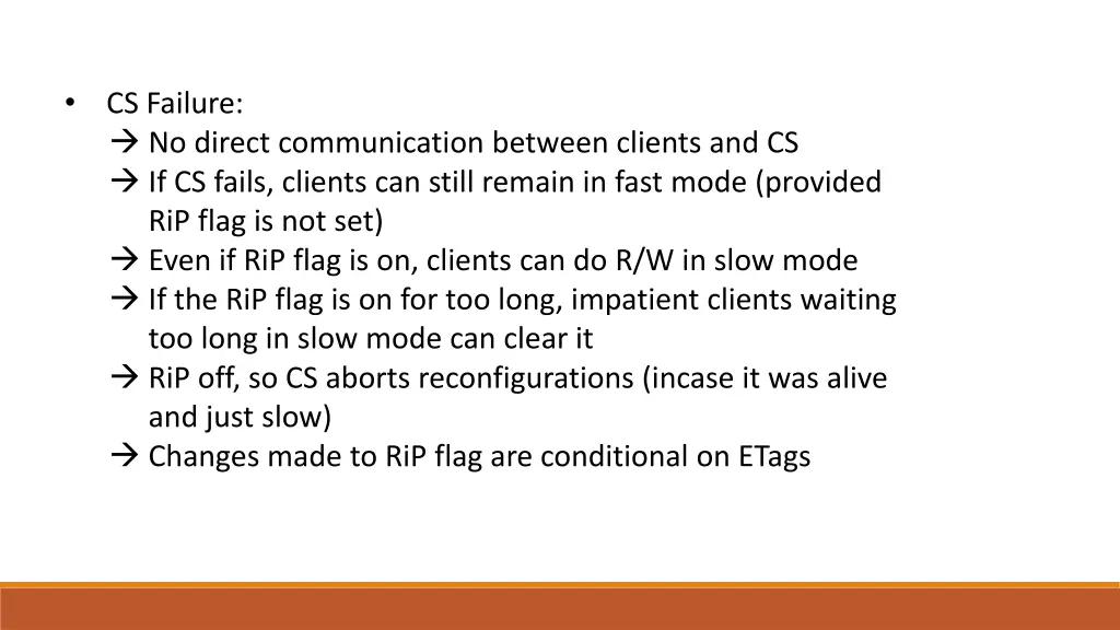 no direct communication between clients