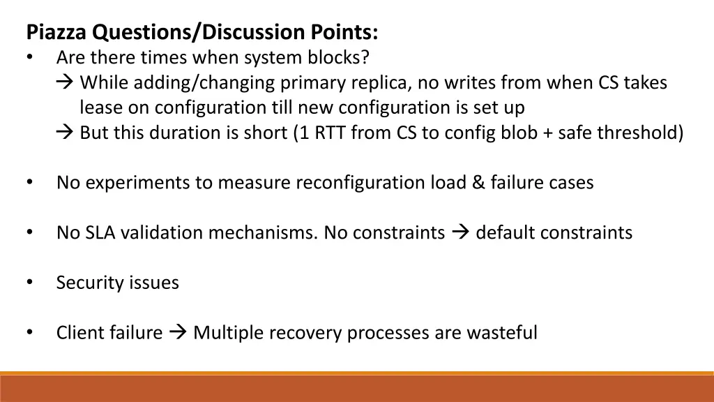 piazza questions discussion points are there