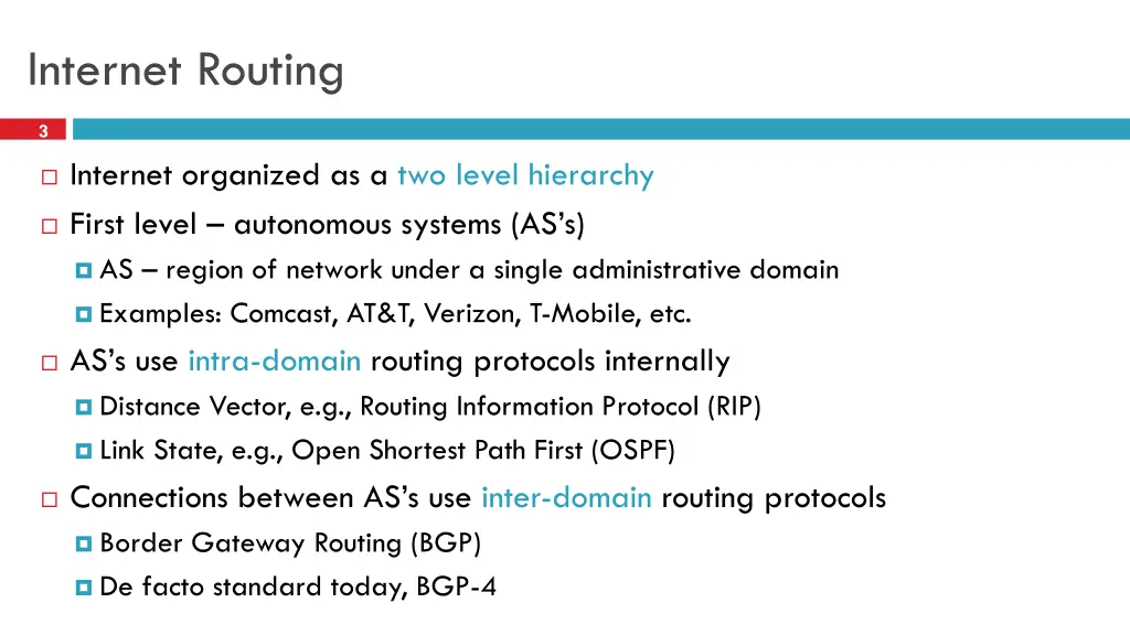 internet routing