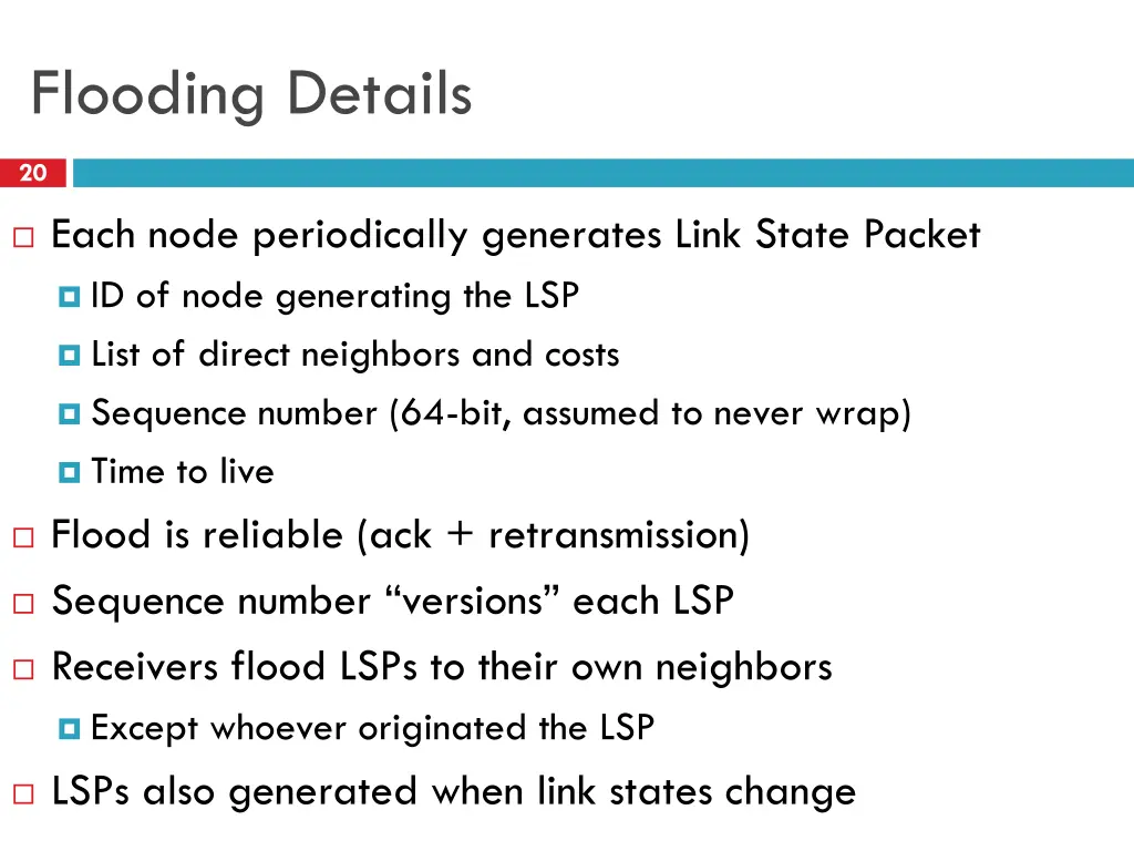 flooding details