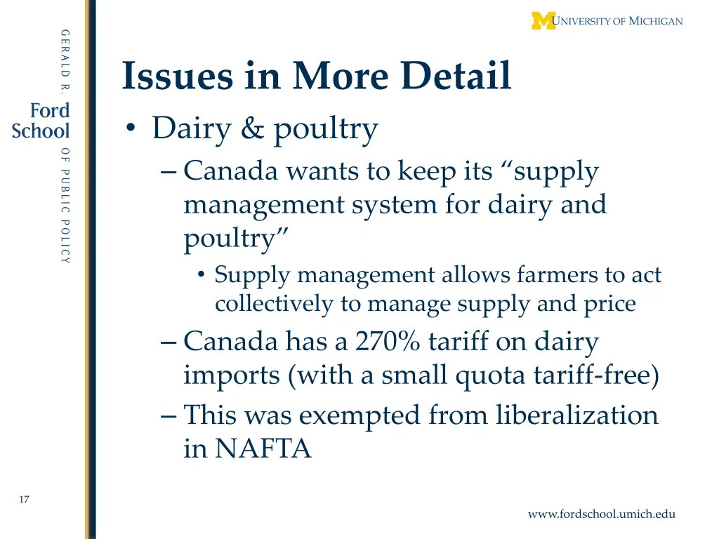 issues in more detail dairy poultry canada wants