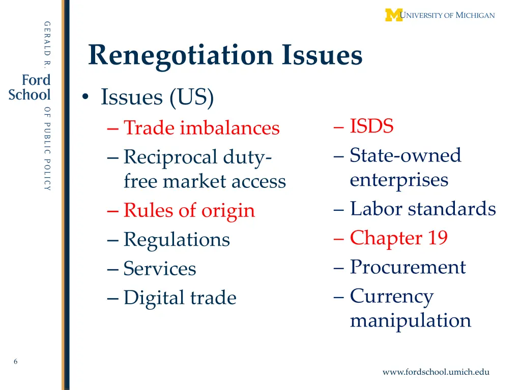 renegotiation issues issues us trade imbalances 1