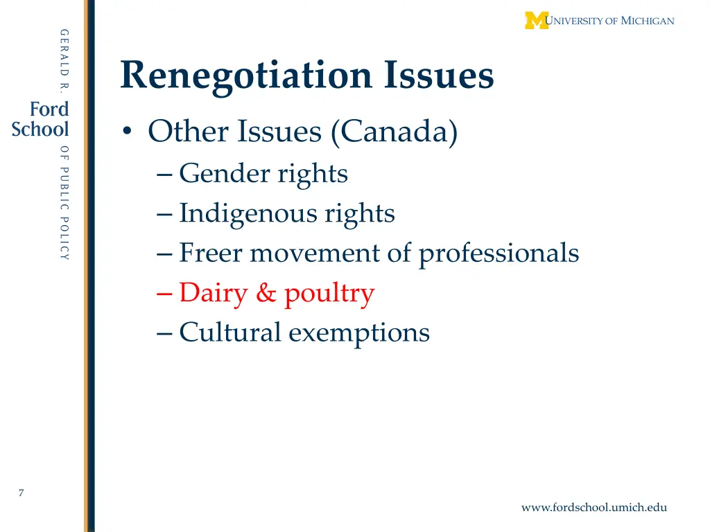 renegotiation issues other issues canada gender