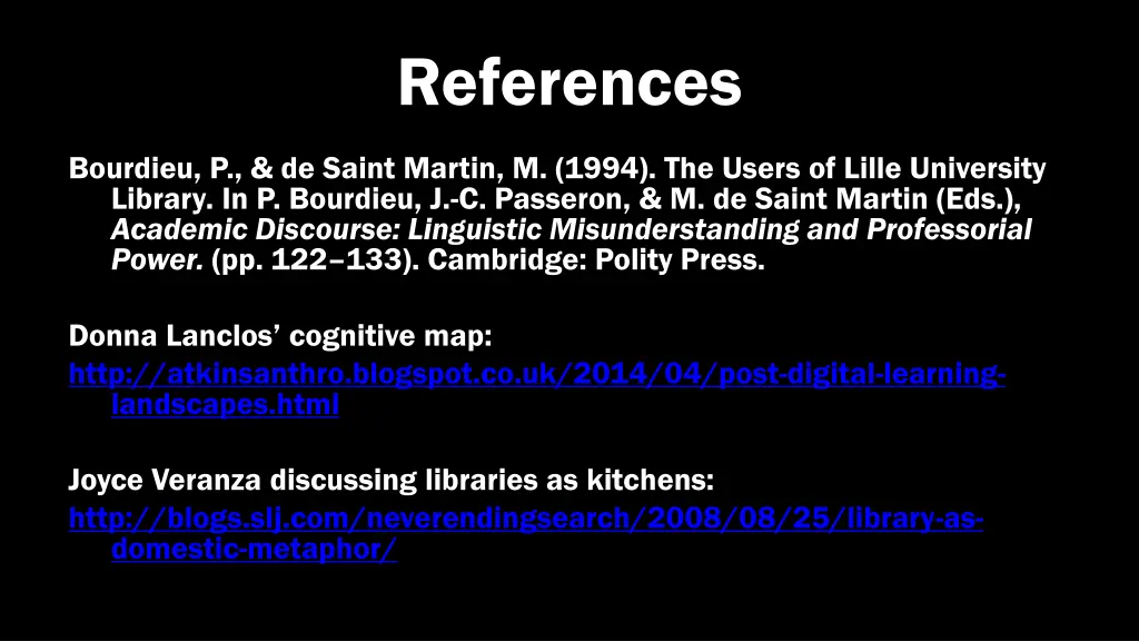 references
