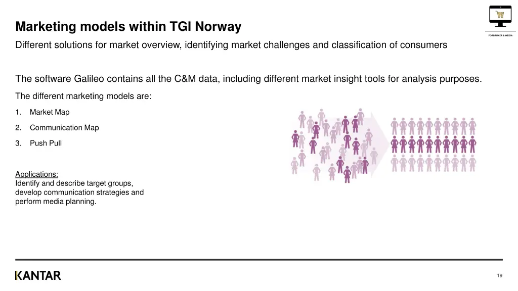 marketing models within tgi norway