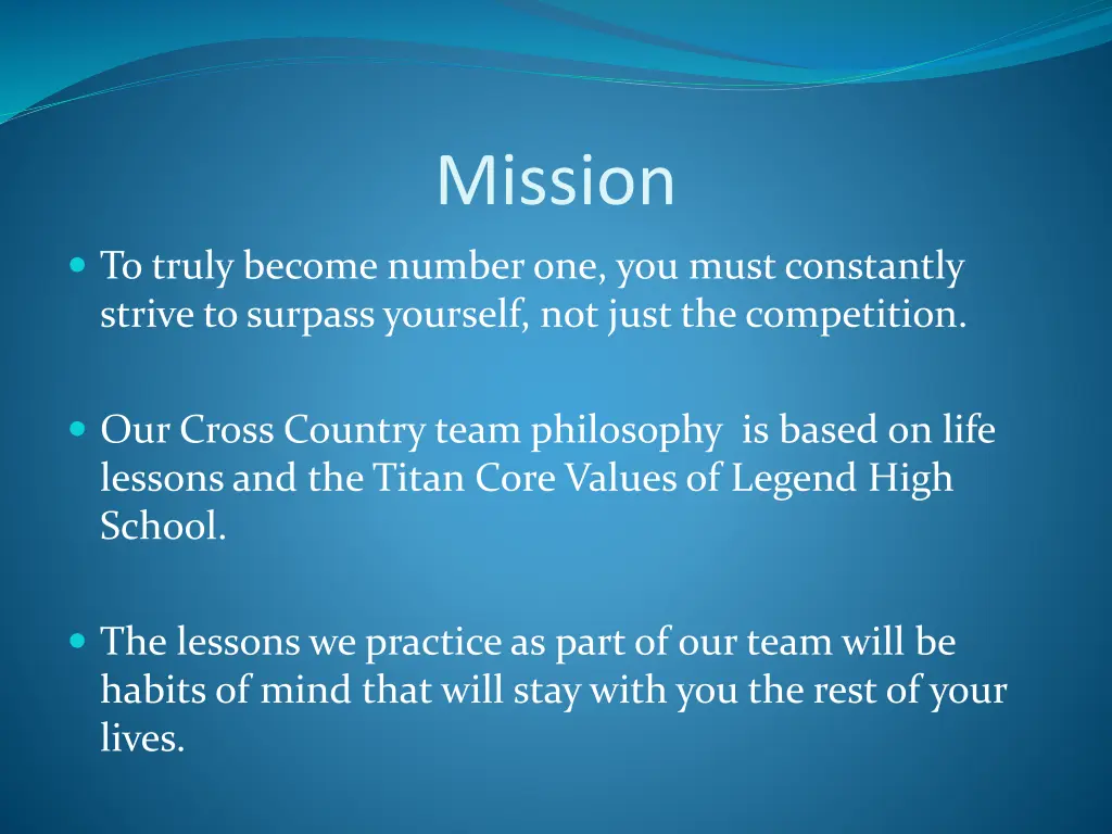 mission