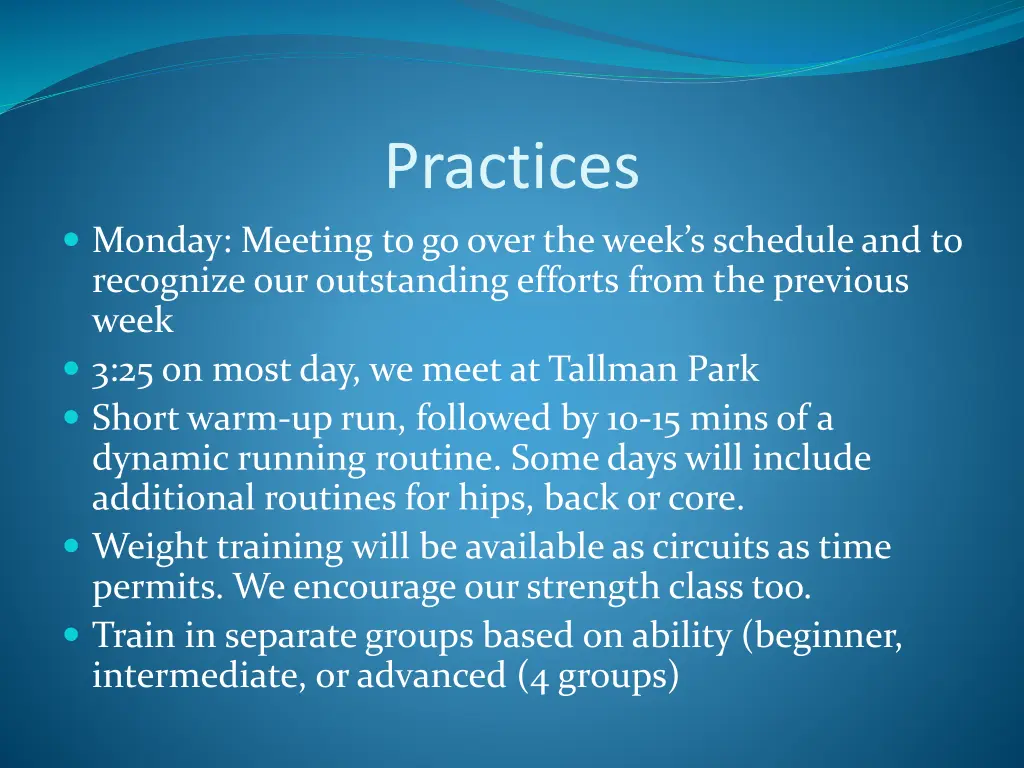 practices