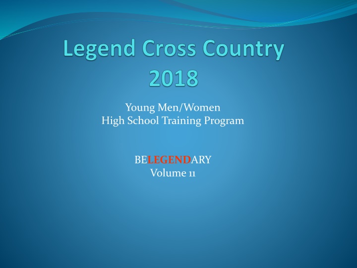 young men women high school training program