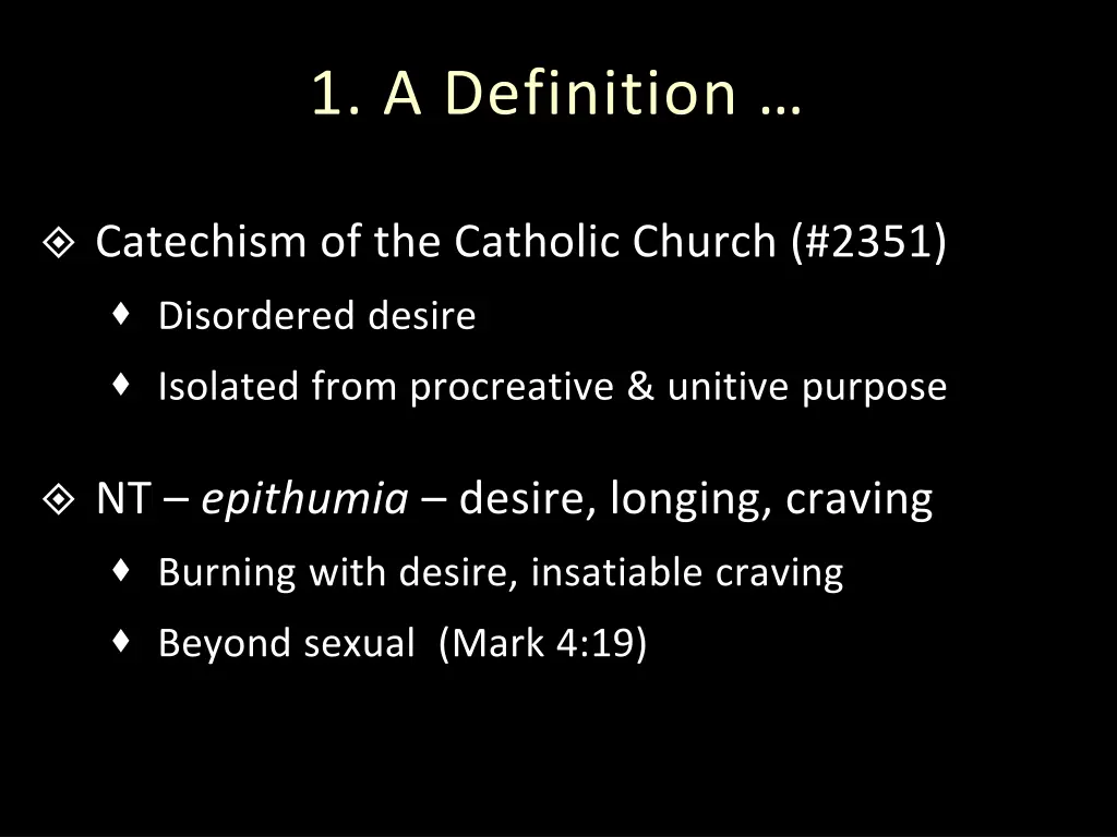 1 a definition 1