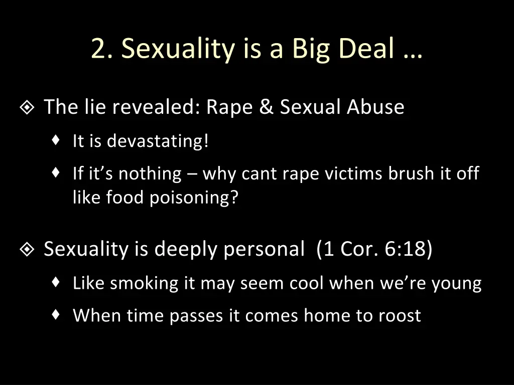 2 sexuality is a big deal 1