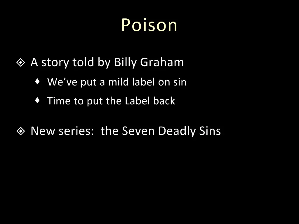 poison