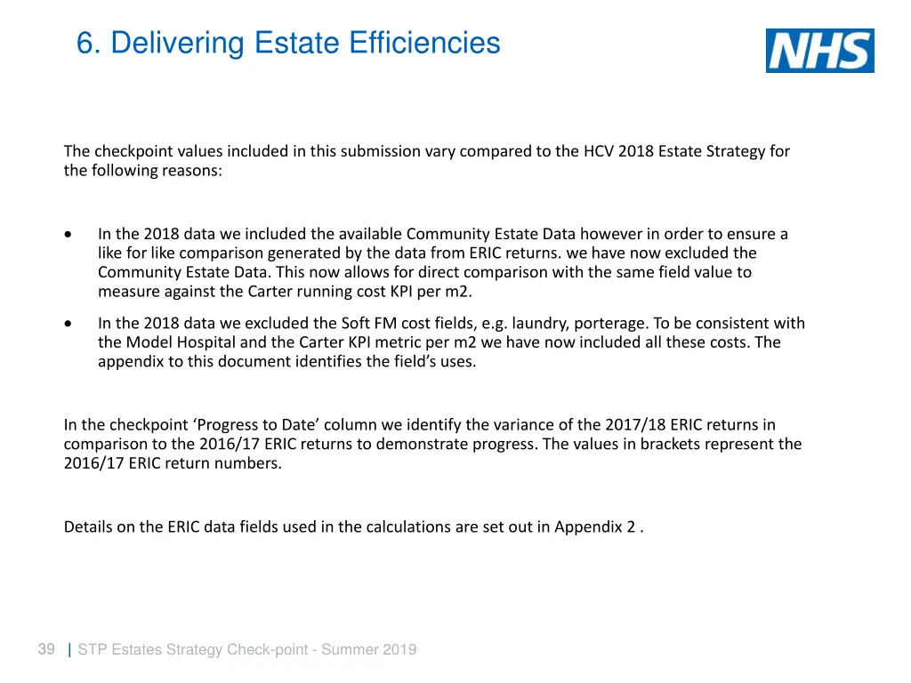 6 delivering estate efficiencies 1