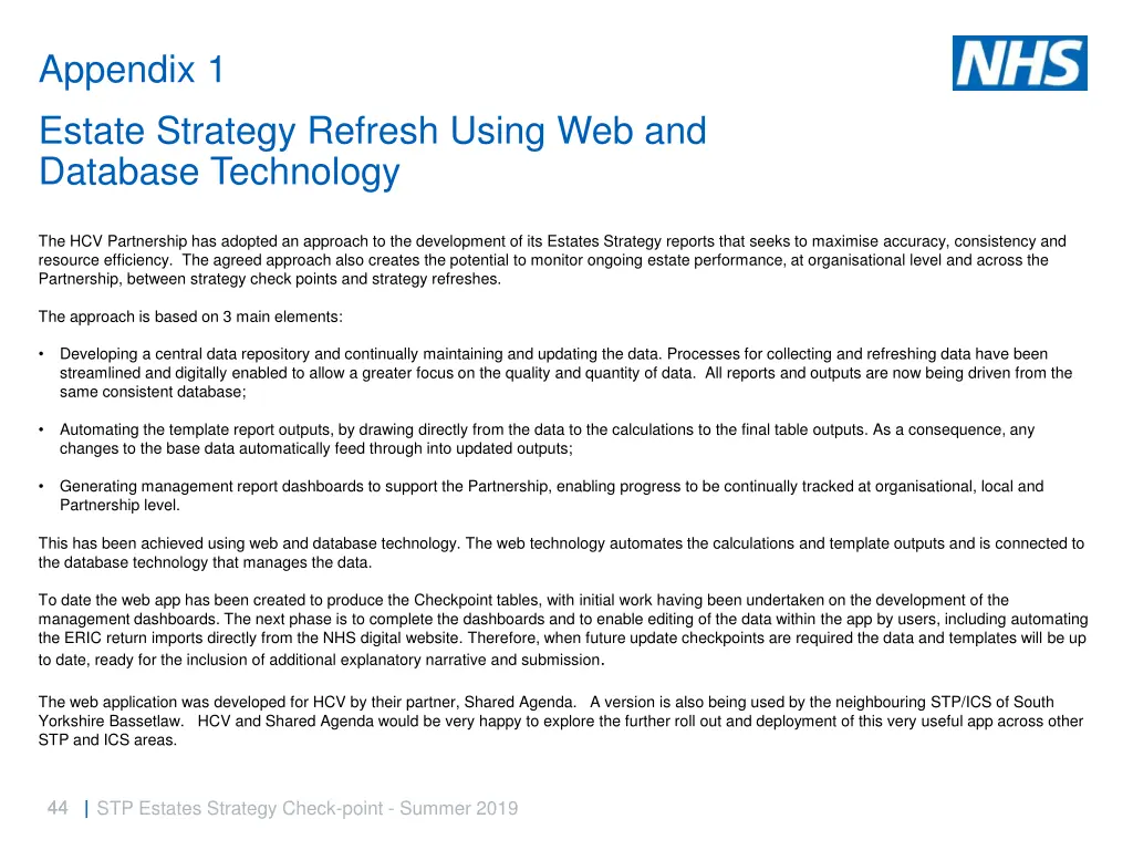 appendix 1 estate strategy refresh using