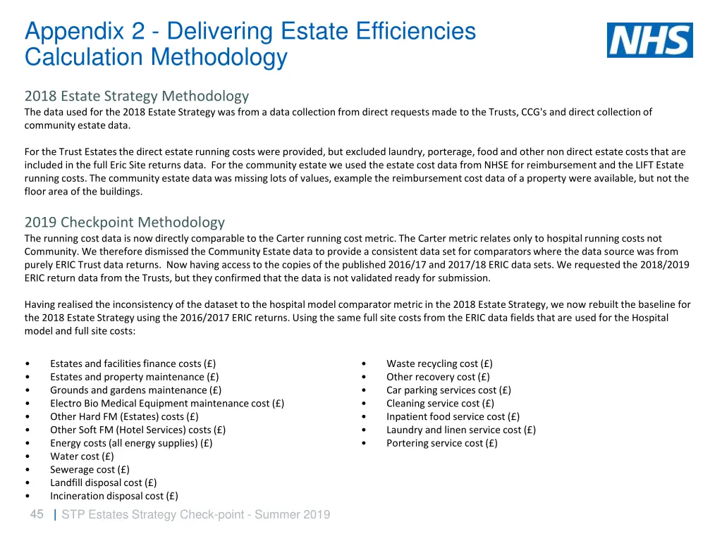 appendix 2 delivering estate efficiencies