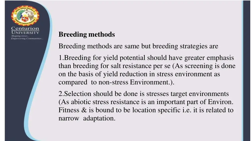 breeding methods breeding methods are same