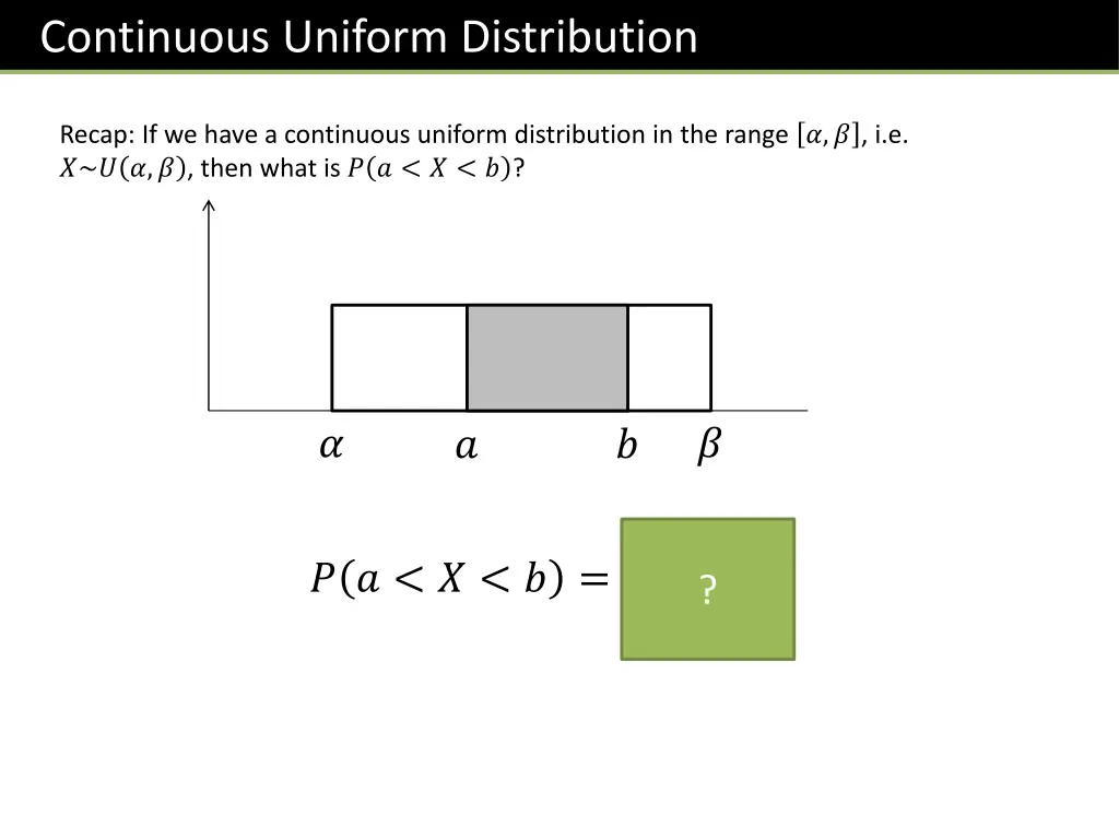 continuous uniform distribution