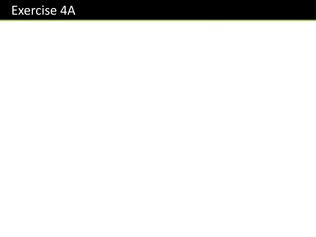 exercise 4a