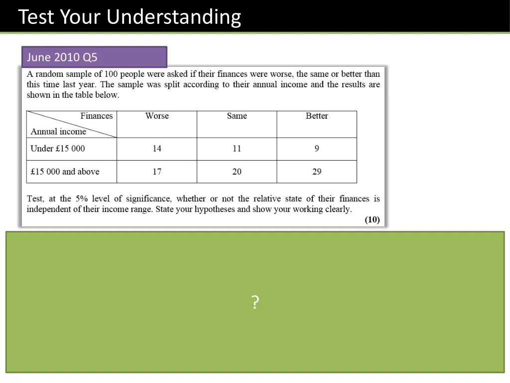 test your understanding 3