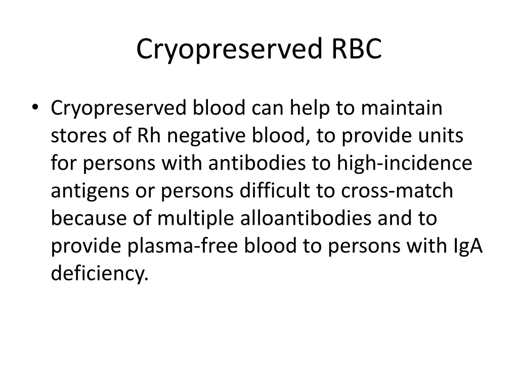 cryopreserved rbc 1