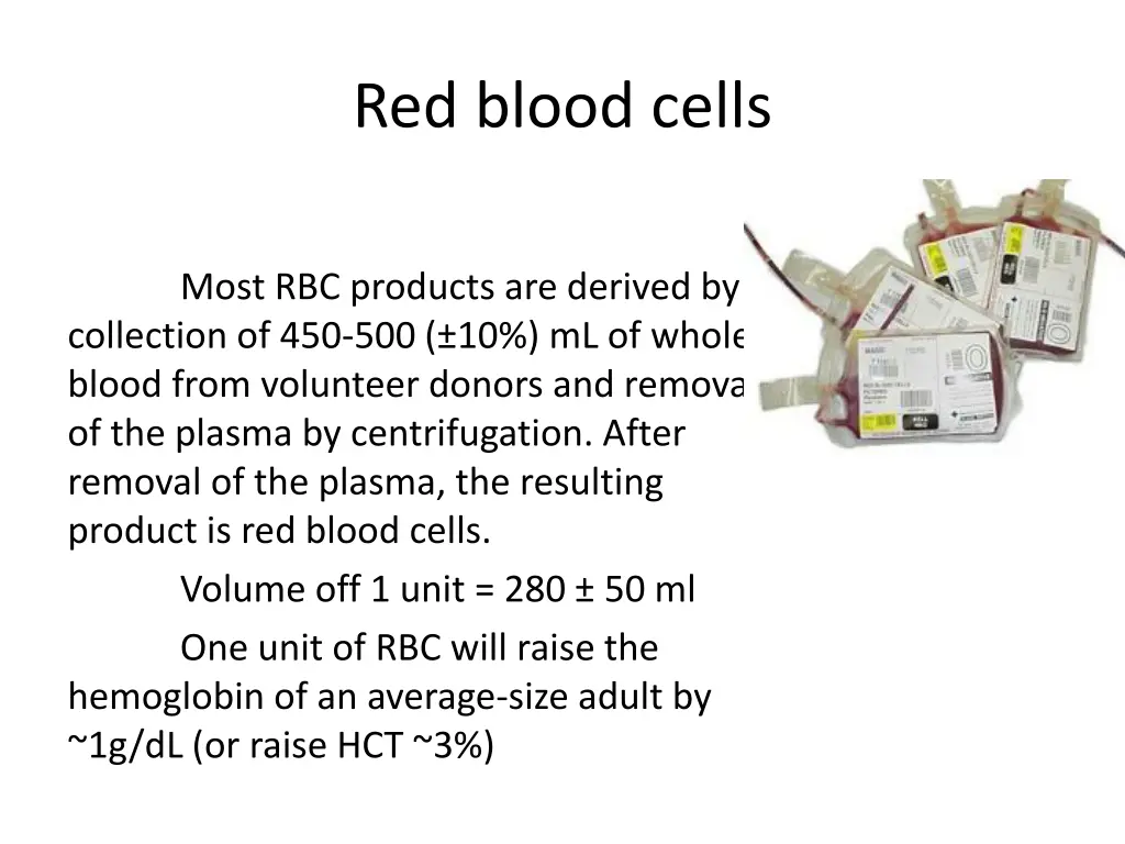 red blood cells
